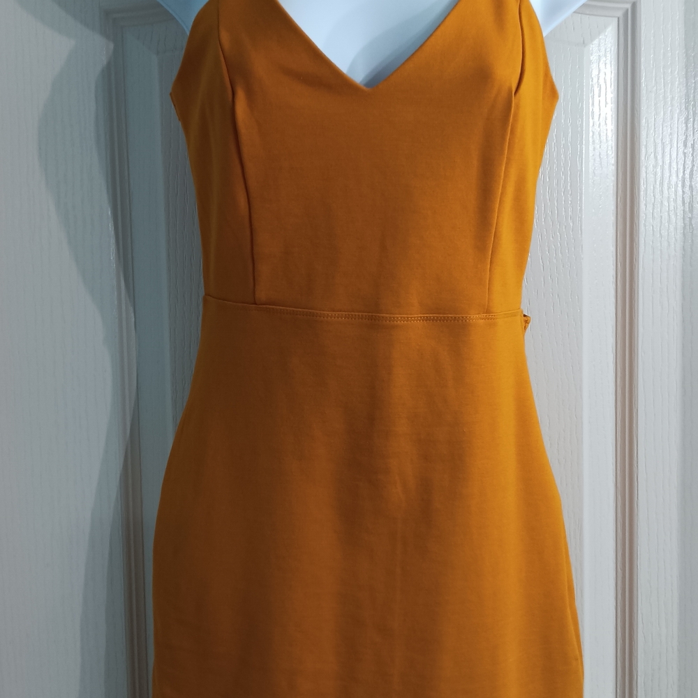 Joe & Elle Mustard Mini Dress